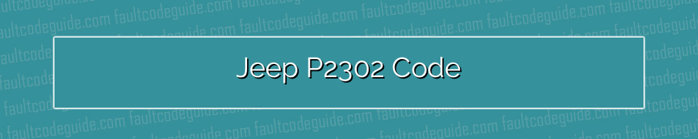 jeep p2302 code