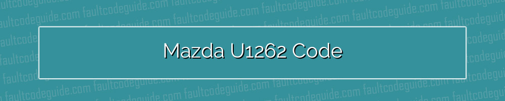 mazda u1262 code