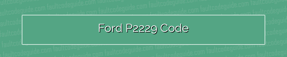 ford p2229 code