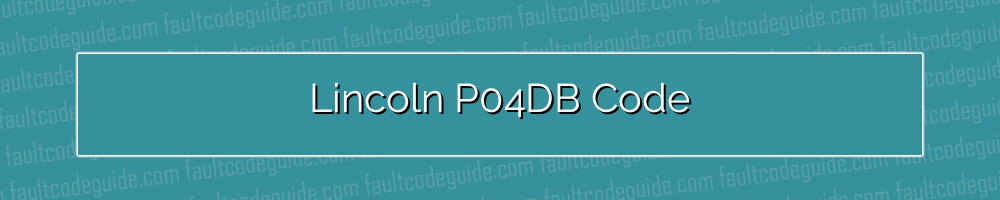 lincoln p04db code