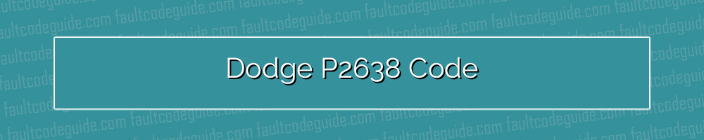 dodge p2638 code