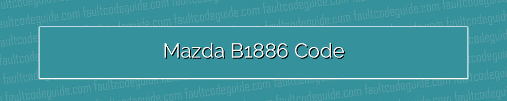 mazda b1886 code