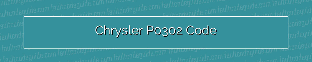 chrysler p0302 code