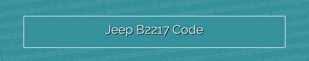 jeep b2217 code
