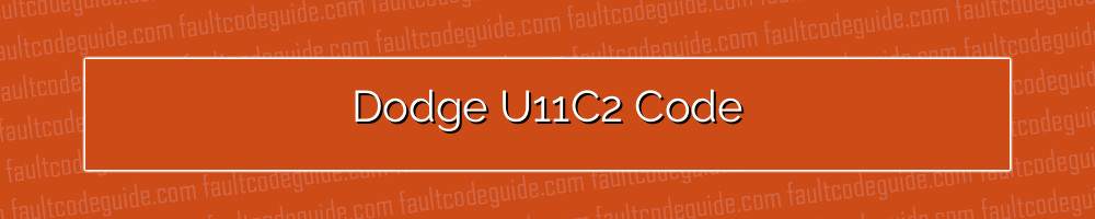 dodge u11c2 code