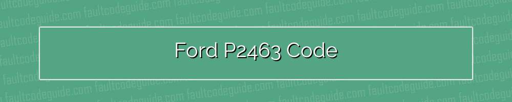 ford p2463 code