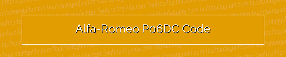 alfa-romeo p06dc code