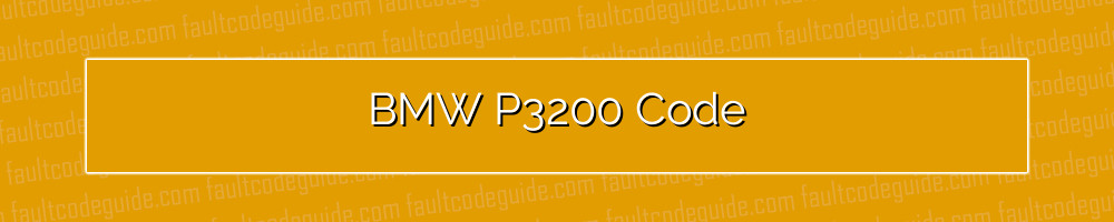 bmw p3200 code