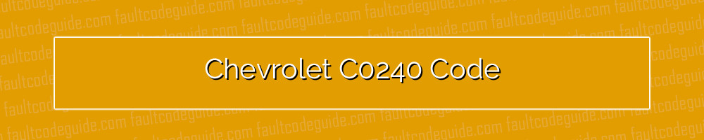 chevrolet c0240 code