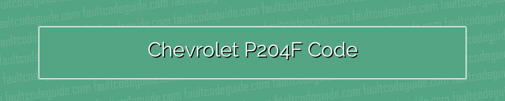 chevrolet p204f code