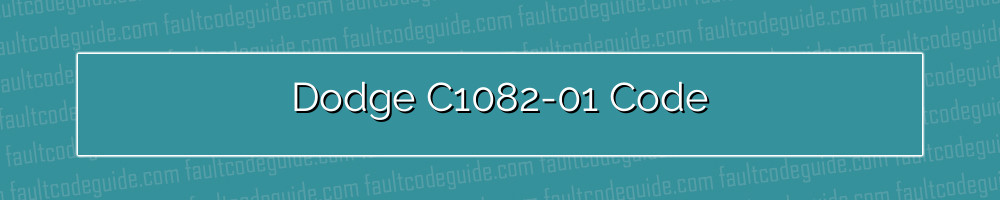 dodge c1082-01 code