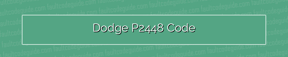 dodge p2448 code