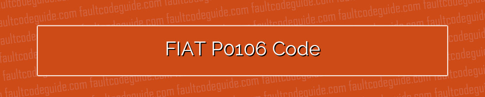 fiat p0106 code