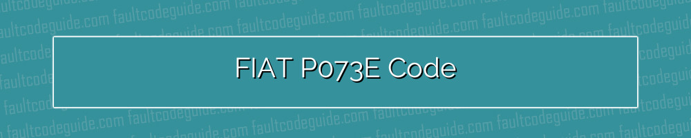 fiat p073e code