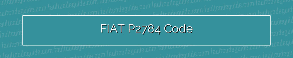 fiat p2784 code