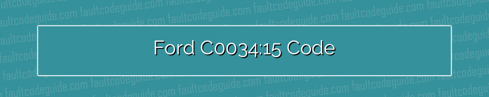 ford c0034:15 code