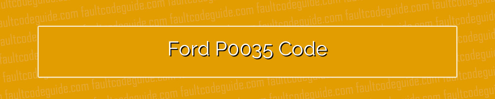 ford p0035 code