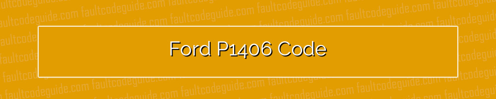 ford p1406 code