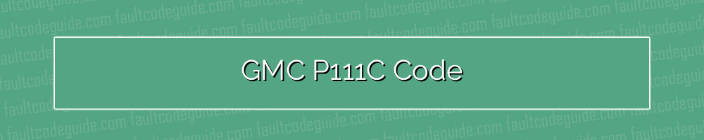 gmc p111c code