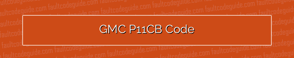 gmc p11cb code