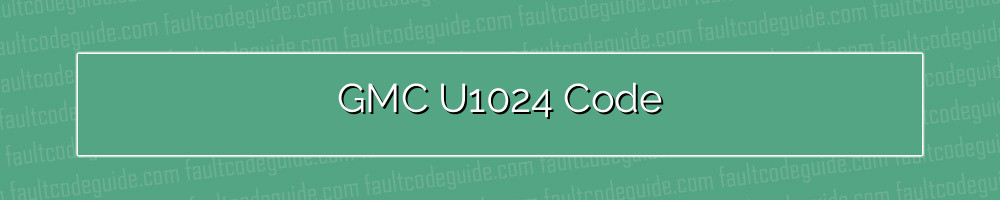 gmc u1024 code