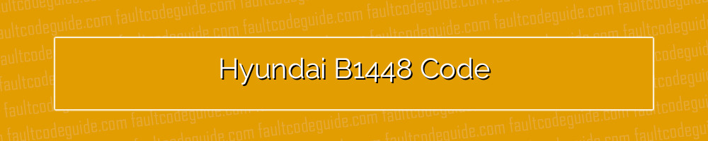 hyundai b1448 code