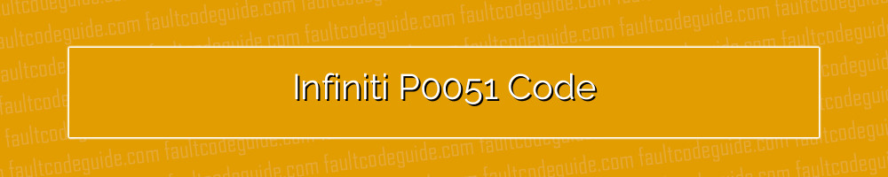 infiniti p0051 code
