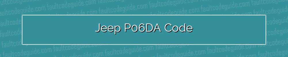 jeep p06da code