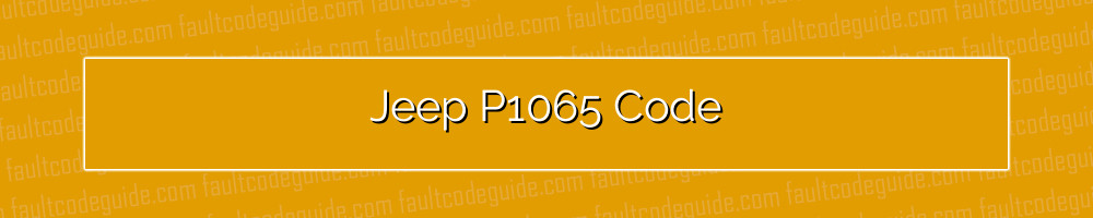 jeep p1065 code