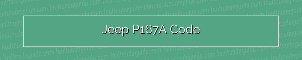 jeep p167a code