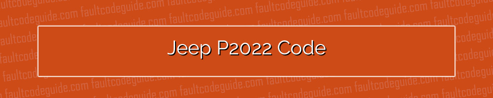 jeep p2022 code