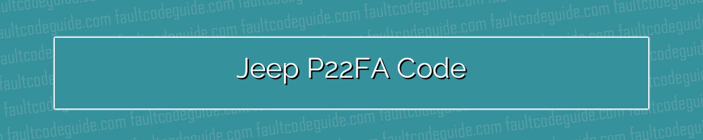 jeep p22fa code