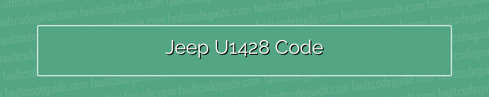 jeep u1428 code