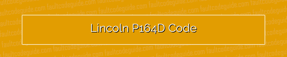 lincoln p164d code