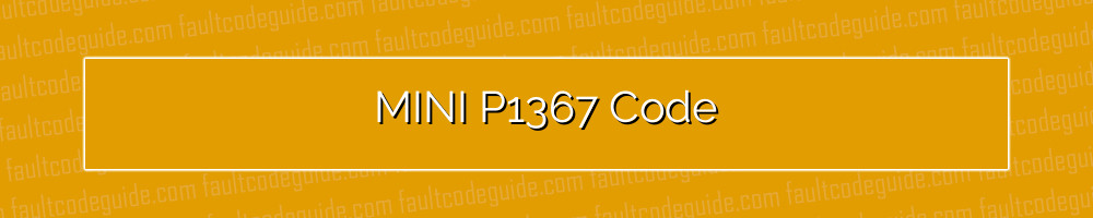 mini p1367 code