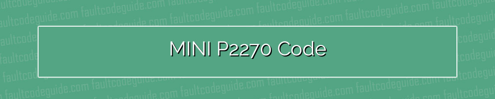 mini p2270 code