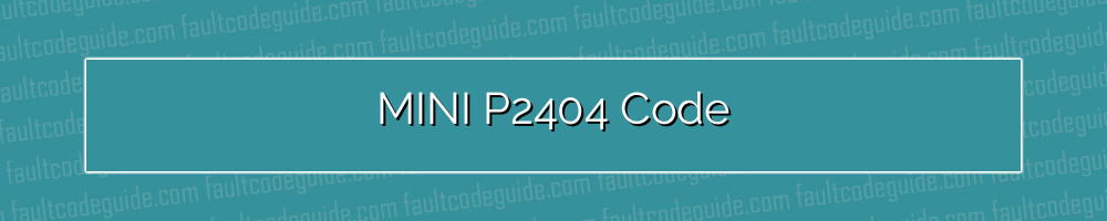 mini p2404 code