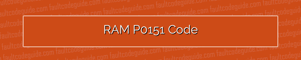 ram p0151 code