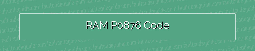 ram p0876 code