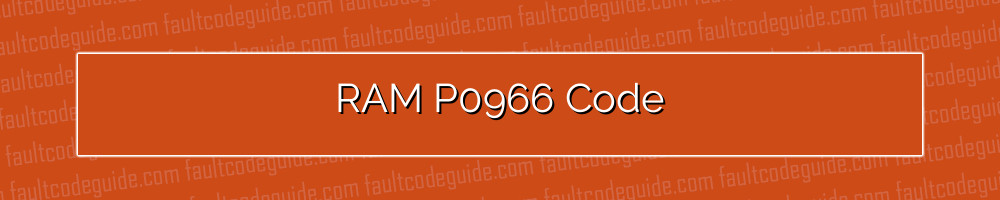 ram p0966 code