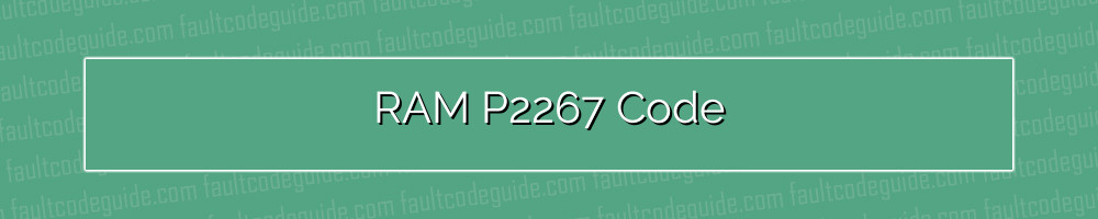 ram p2267 code