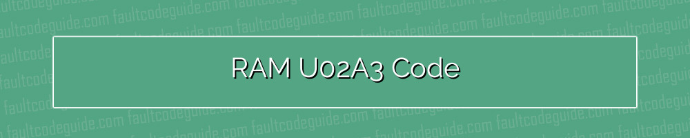 ram u02a3 code