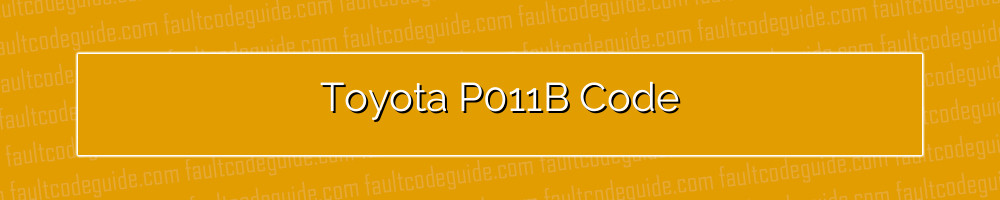 toyota p011b code