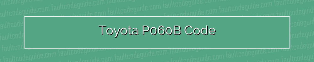 toyota p060b code