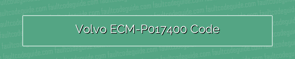 volvo ecm-p017400 code